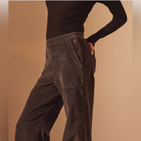 James Perse Corduroy Wide Leg Pants - Picture 2 of 16